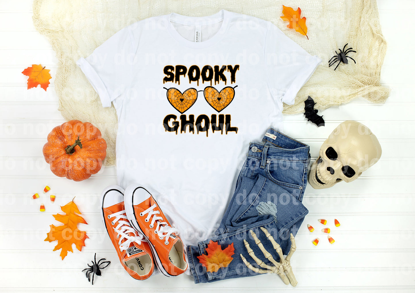 Spooky Ghoul Spider Web Heart Dream Print or Sublimation Print