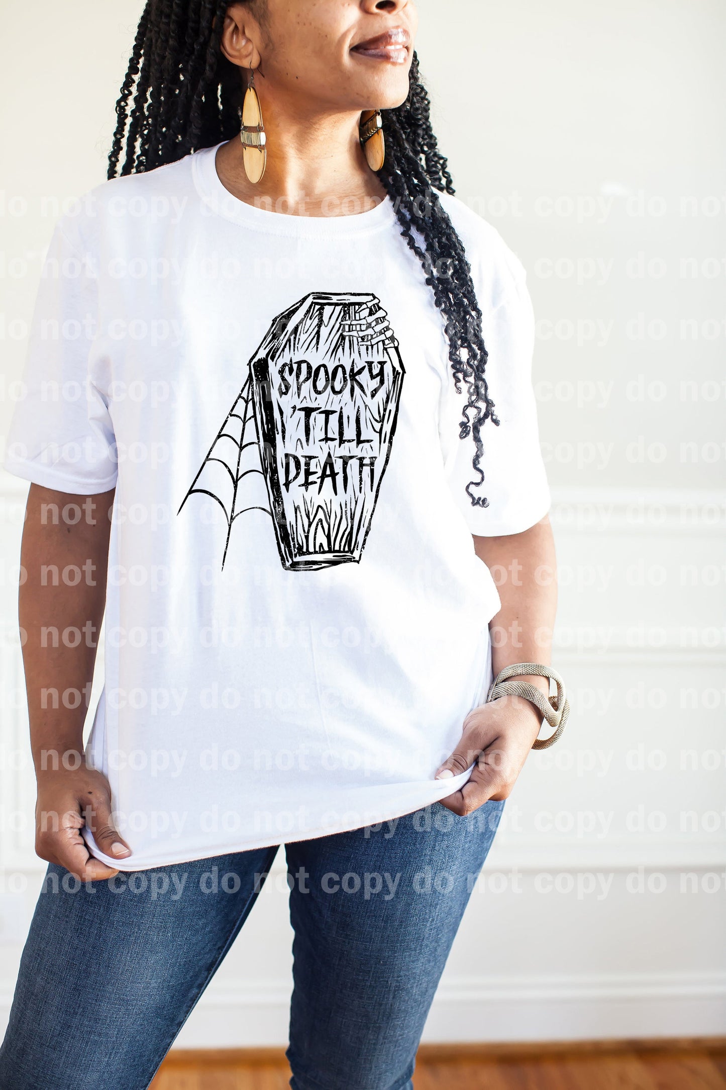 Spooky Till Death Distressed Full Color/One Color Dream Print or Sublimation Print