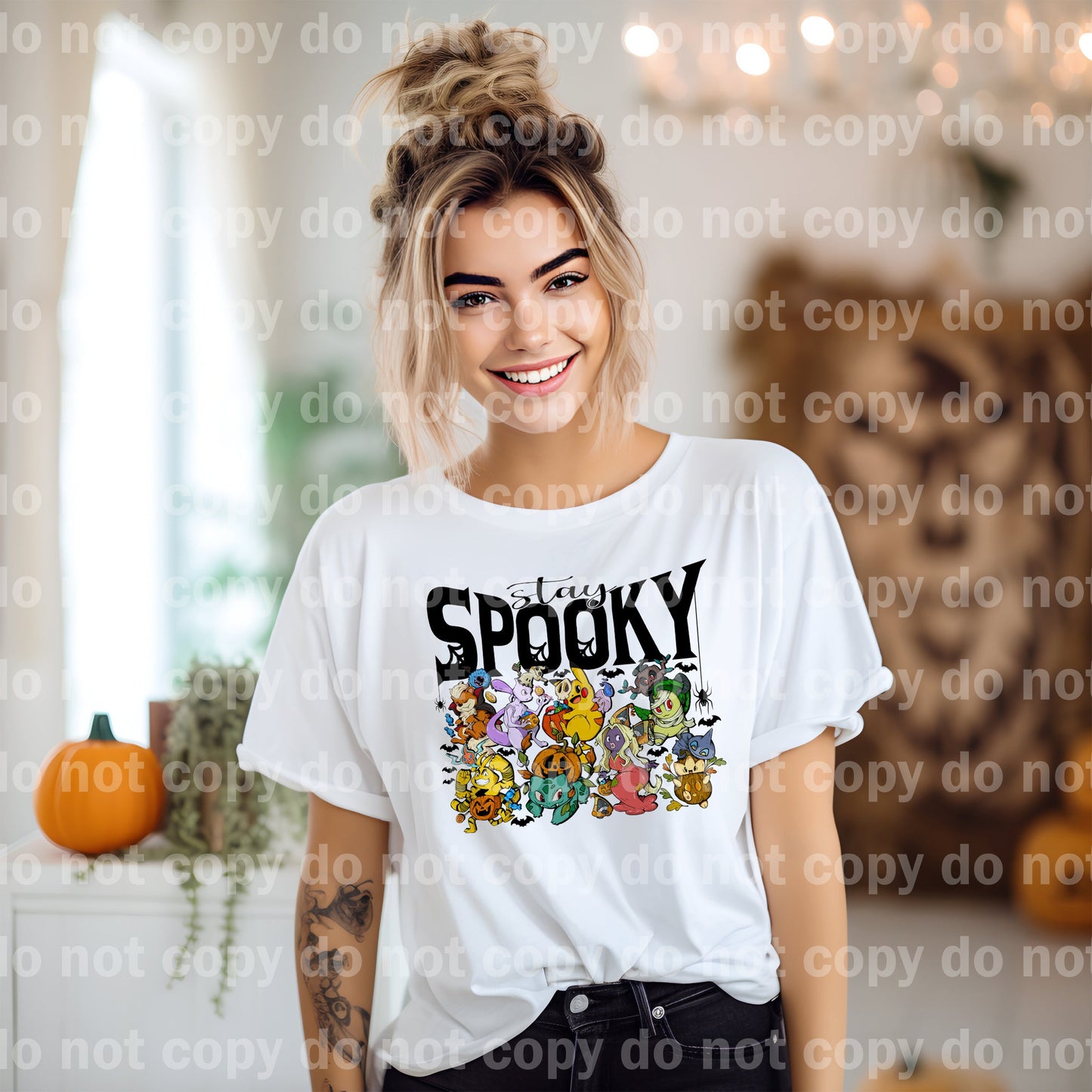 Stay Spooky Pocket Monster Dream Impresión o impresión de sublimación