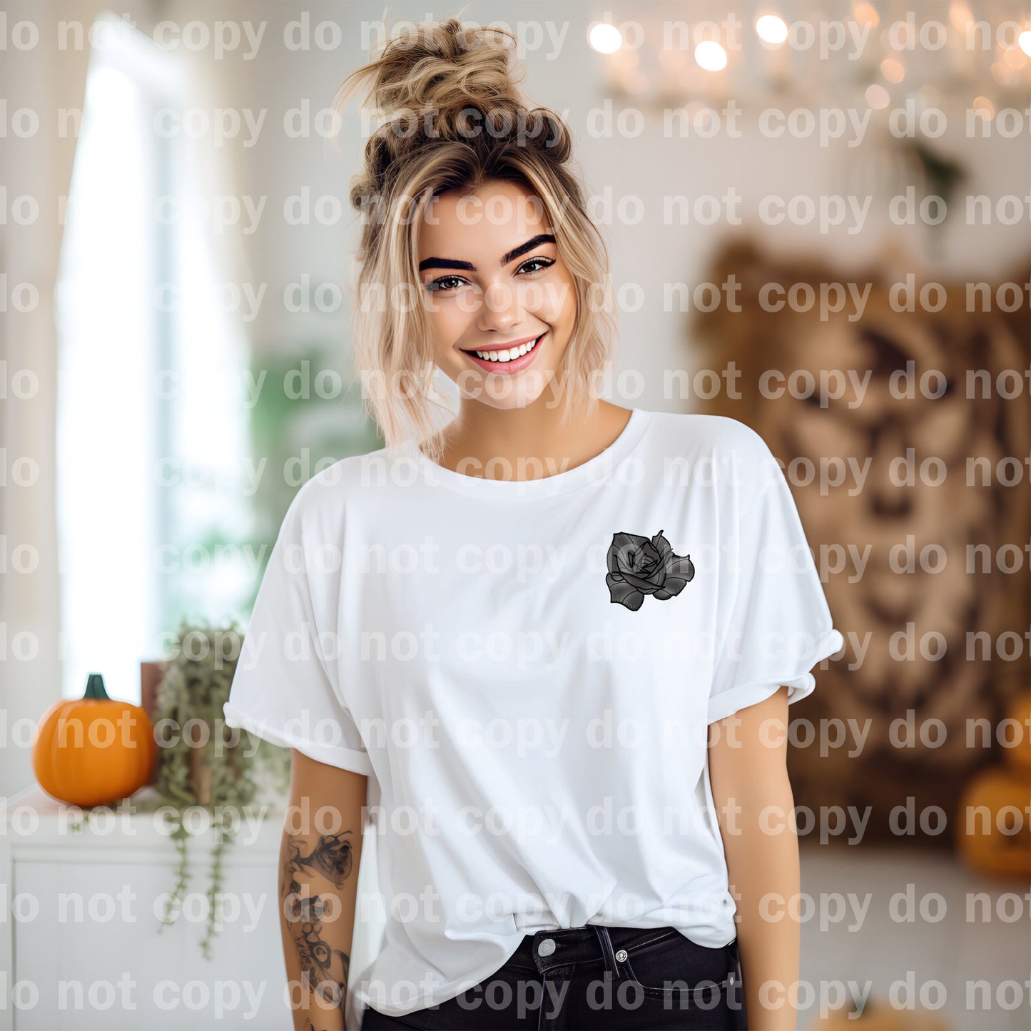 Stay Wicked Bat Flower with Pocket Option Dream Print or Sublimation Print