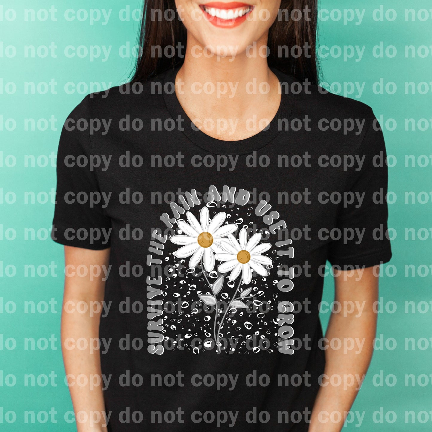Survive The Rain and Use It To Grow with Droplets Dream Print