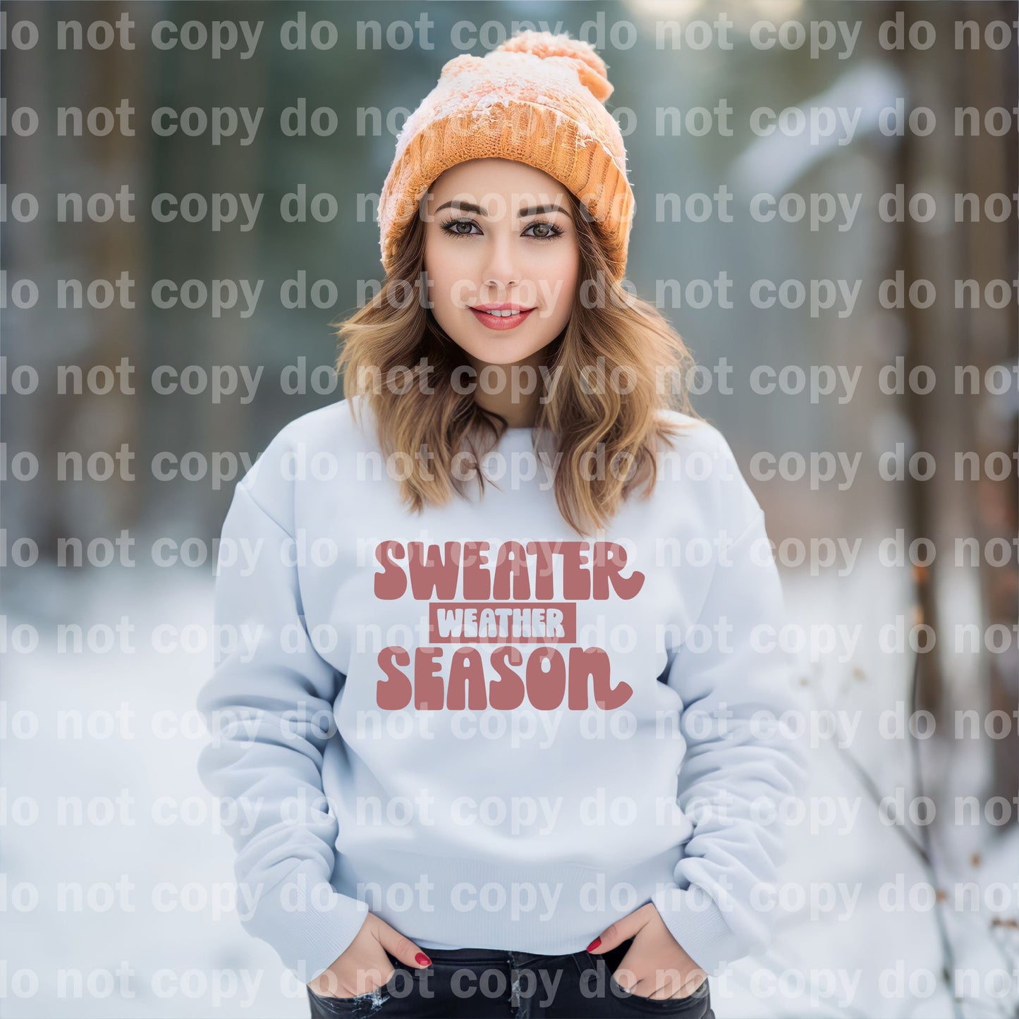 Sweater Weather Season Dream Print or Sublimation Print