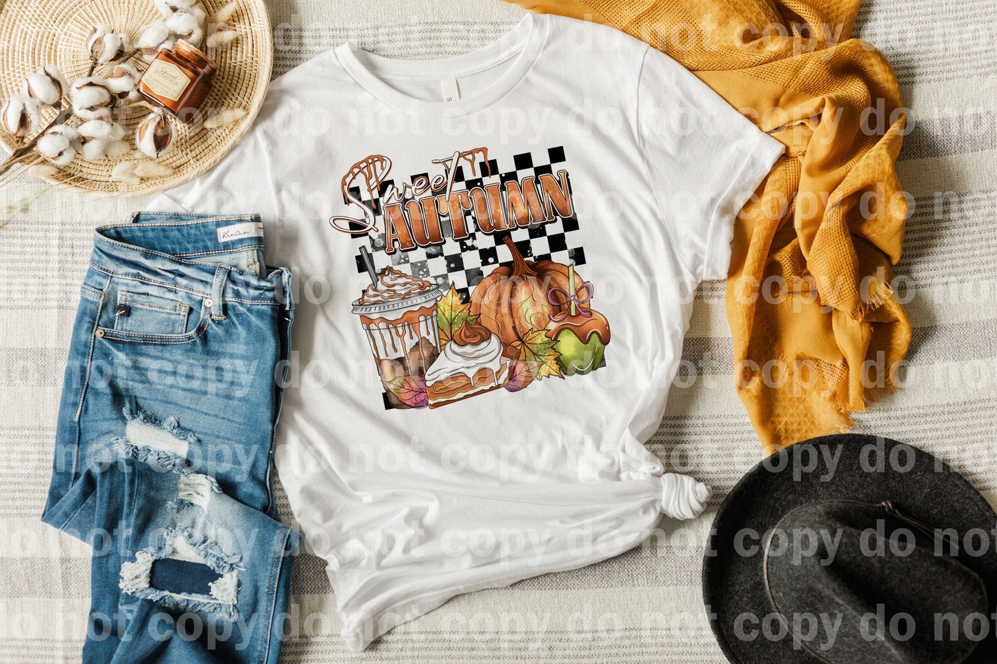 Sweet Autumn with Optional Sleeve Design Dream Print or Sublimation Print