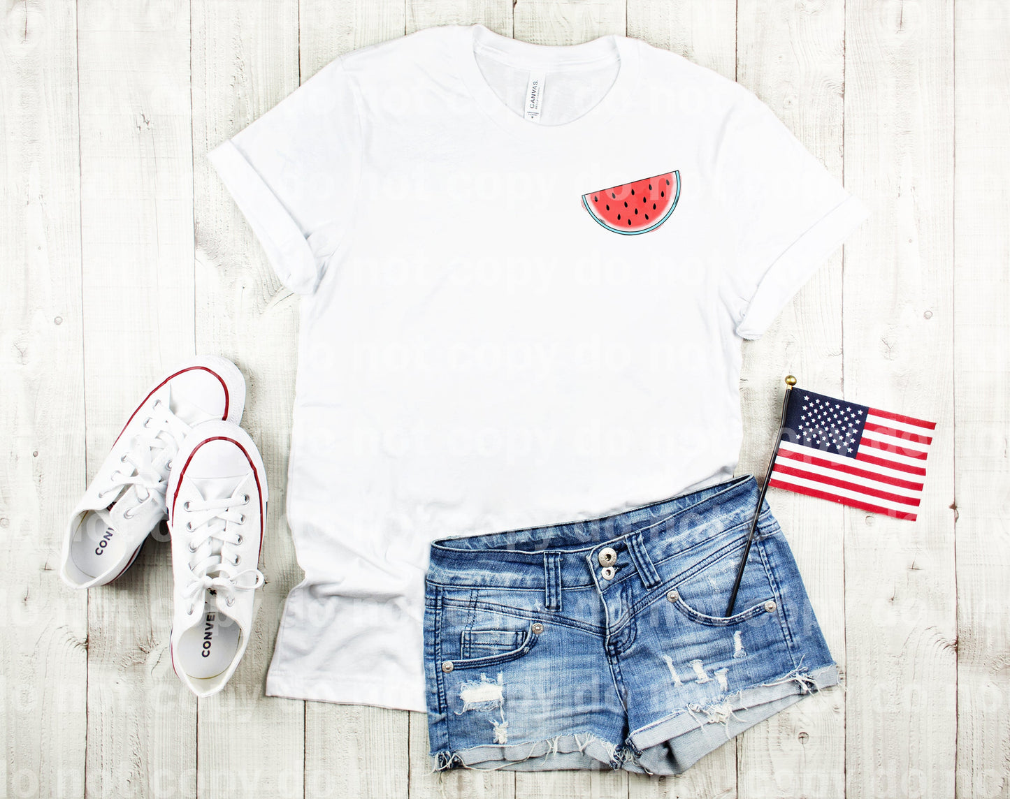 Sweet Freedom Watermelon with Watermelon Pocket Option Dream Print or Sublimation Print