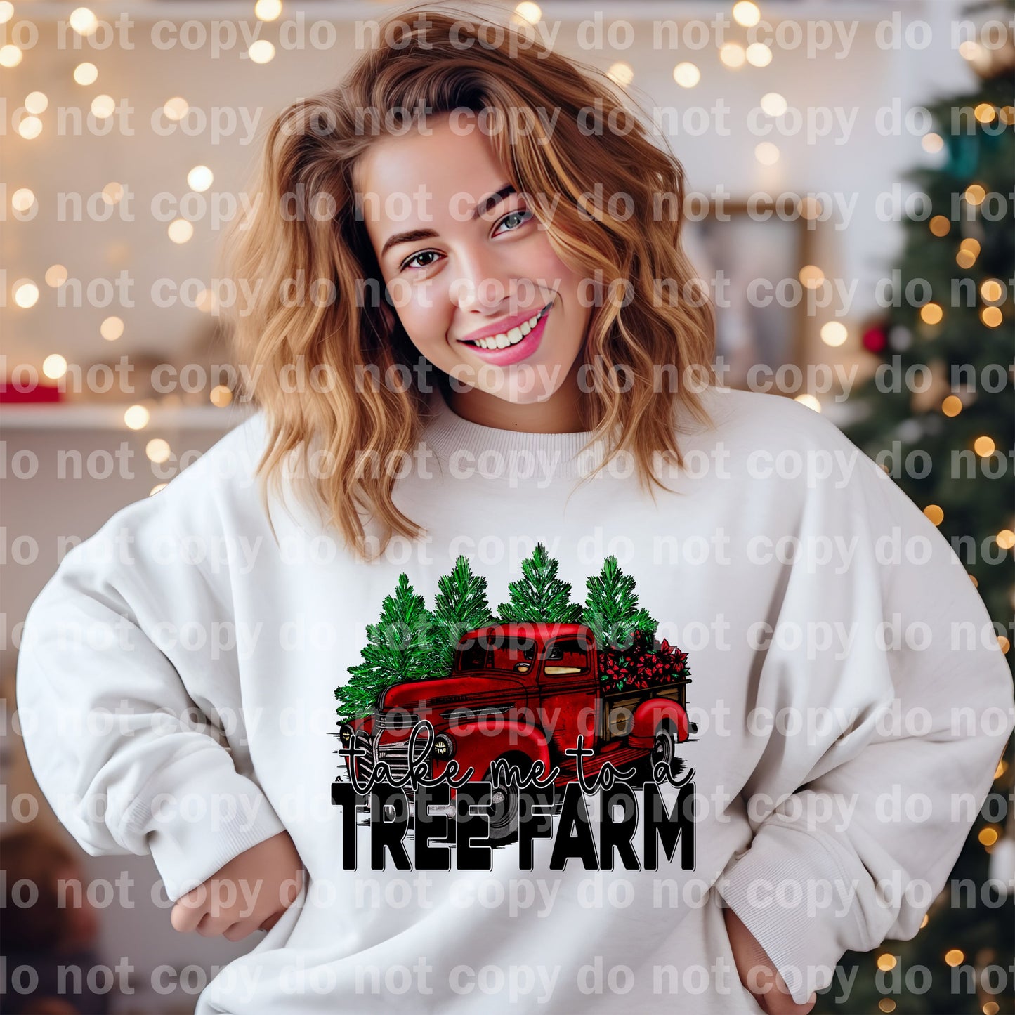 Take Me To A Tree Farm Dream Print or Sublimation Print