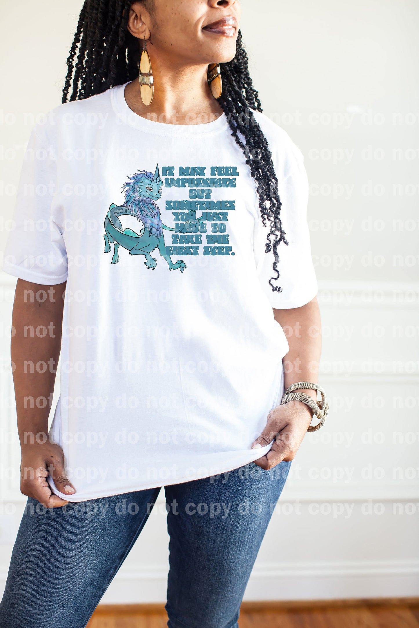 It May Feel Impossible But Sometimes You Just Have To Take The First Step Dream Print or Sublimation Print