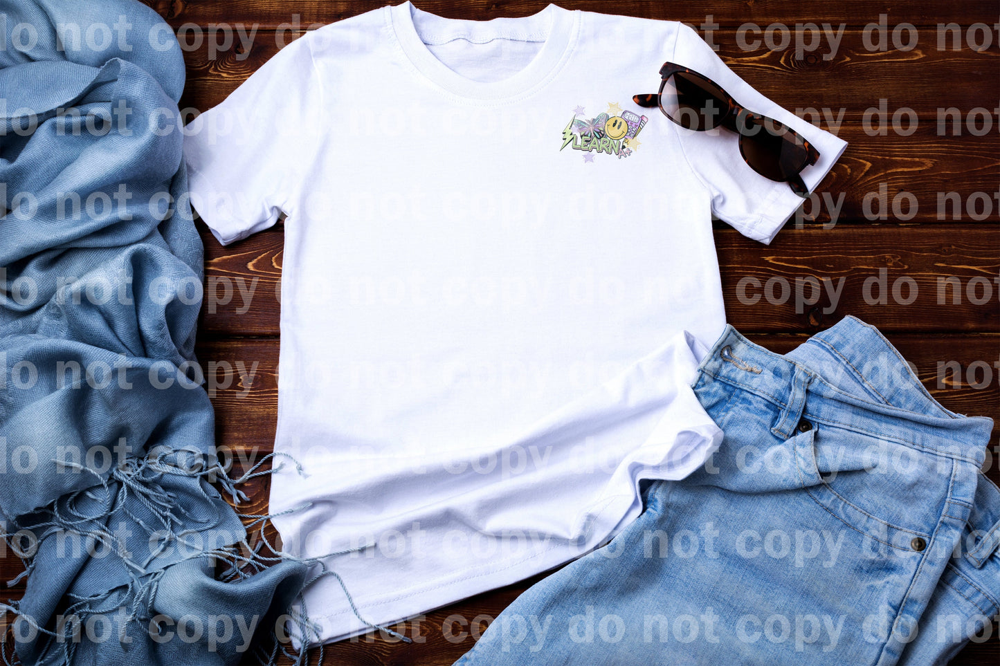 Teacher And School Supplies with Pocket Option Dream Print or Sublimation Print