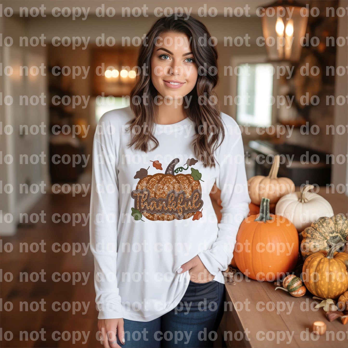 Thankful Pumpkin Dream Print or Sublimation Print