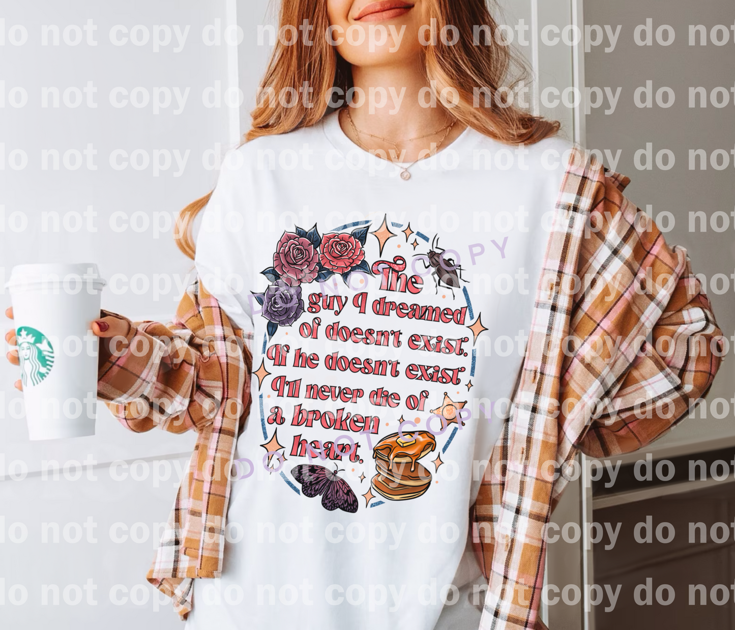 El chico con el que soñé no existe con diseño de funda opcional Impresión de ensueño o impresión por sublimación