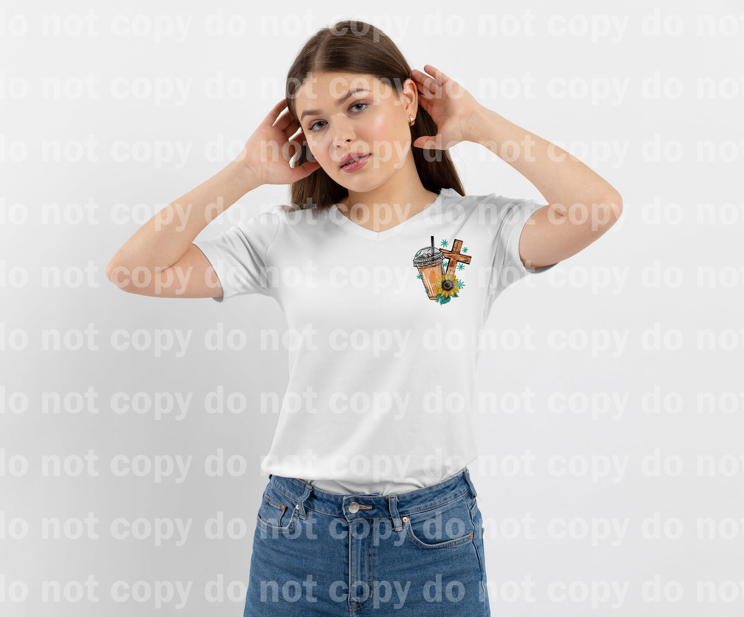This Mama Needs Jesus And Coffee with Pocket Option Dream Print or Sublimation Print