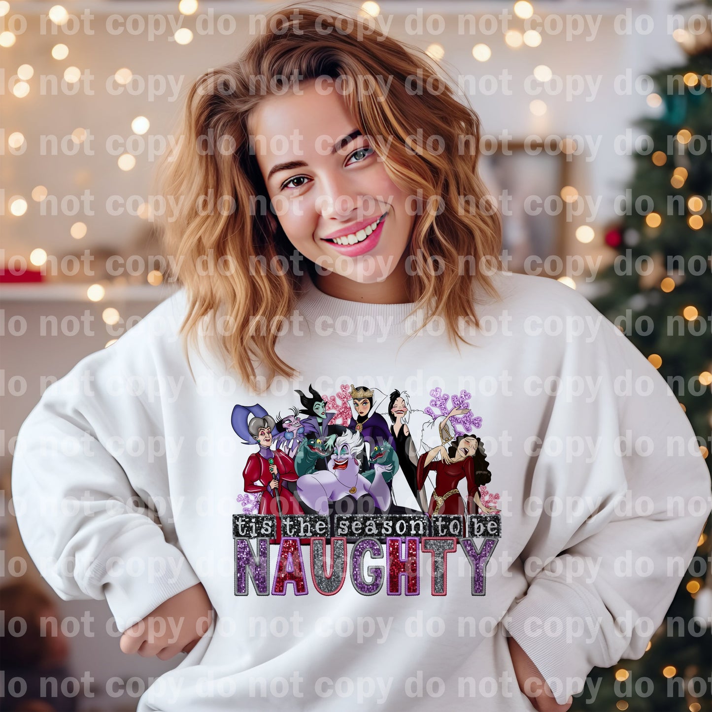 Tis The Season To Be Naughty Dream Print or Sublimation Print