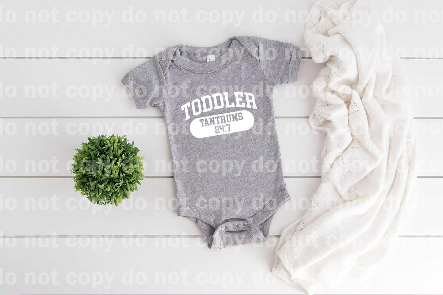 Toddler Tantrums 24:7 Black/White Dream Print or Sublimation Print