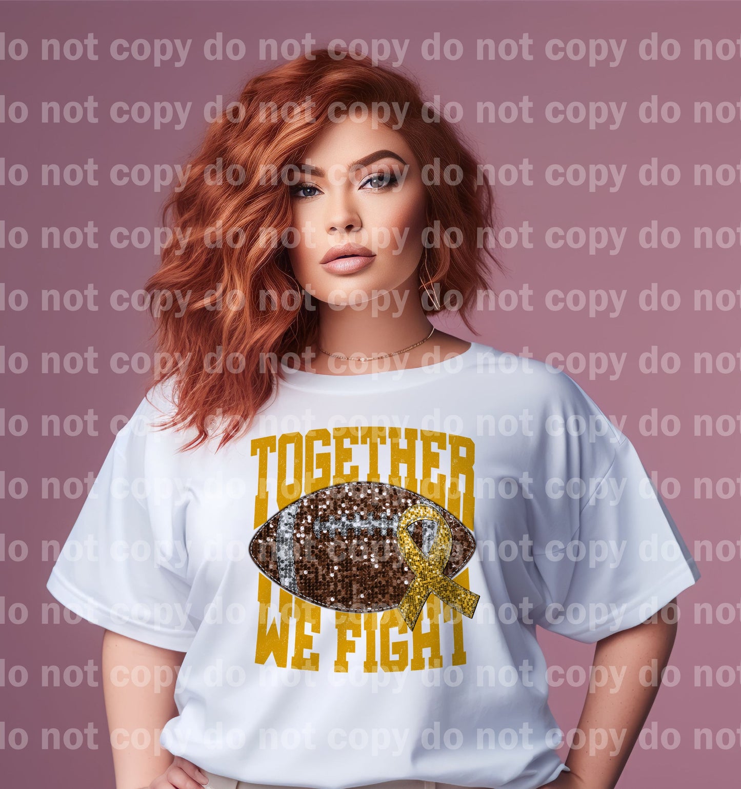 Together We Fight Pink/Yellow Dream Print or Sublimation Print