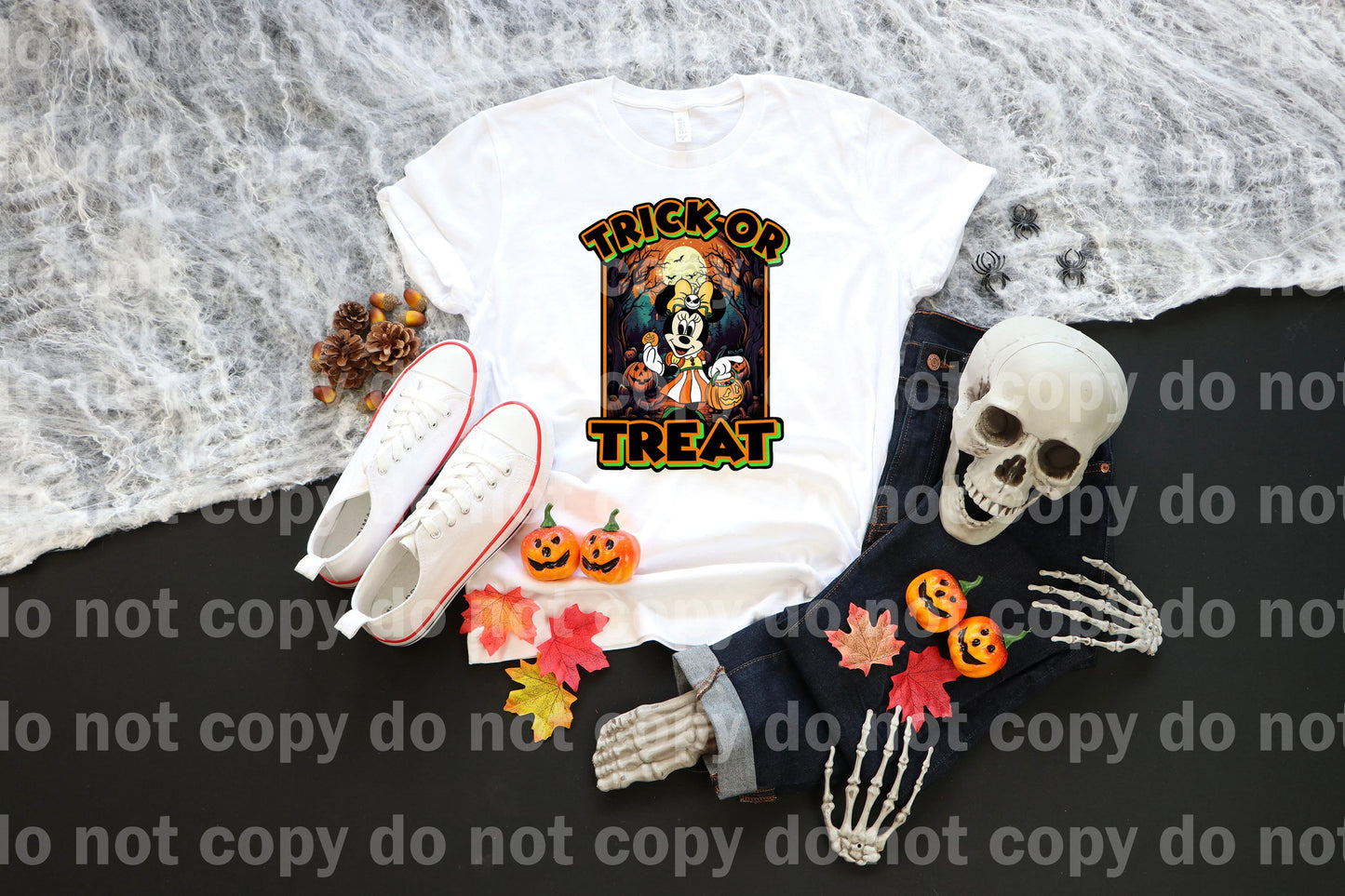 Trick Or Treat Girl Mouse Frame Dream Print or Sublimation Print