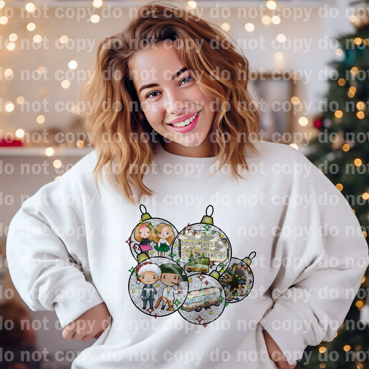 Adornos navideños navideños con diseño de funda opcional Impresión de ensueño o impresión por sublimación
