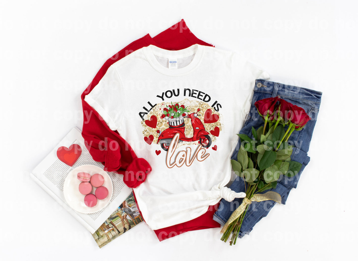 All You Need Is Love Scooter Dream Print or Sublimation Print