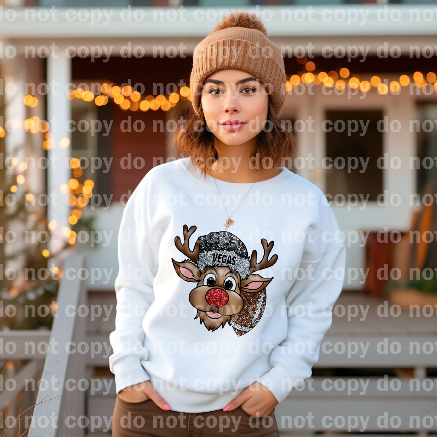 Impresión de sueño de renos de Las Vegas o impresión de sublimación