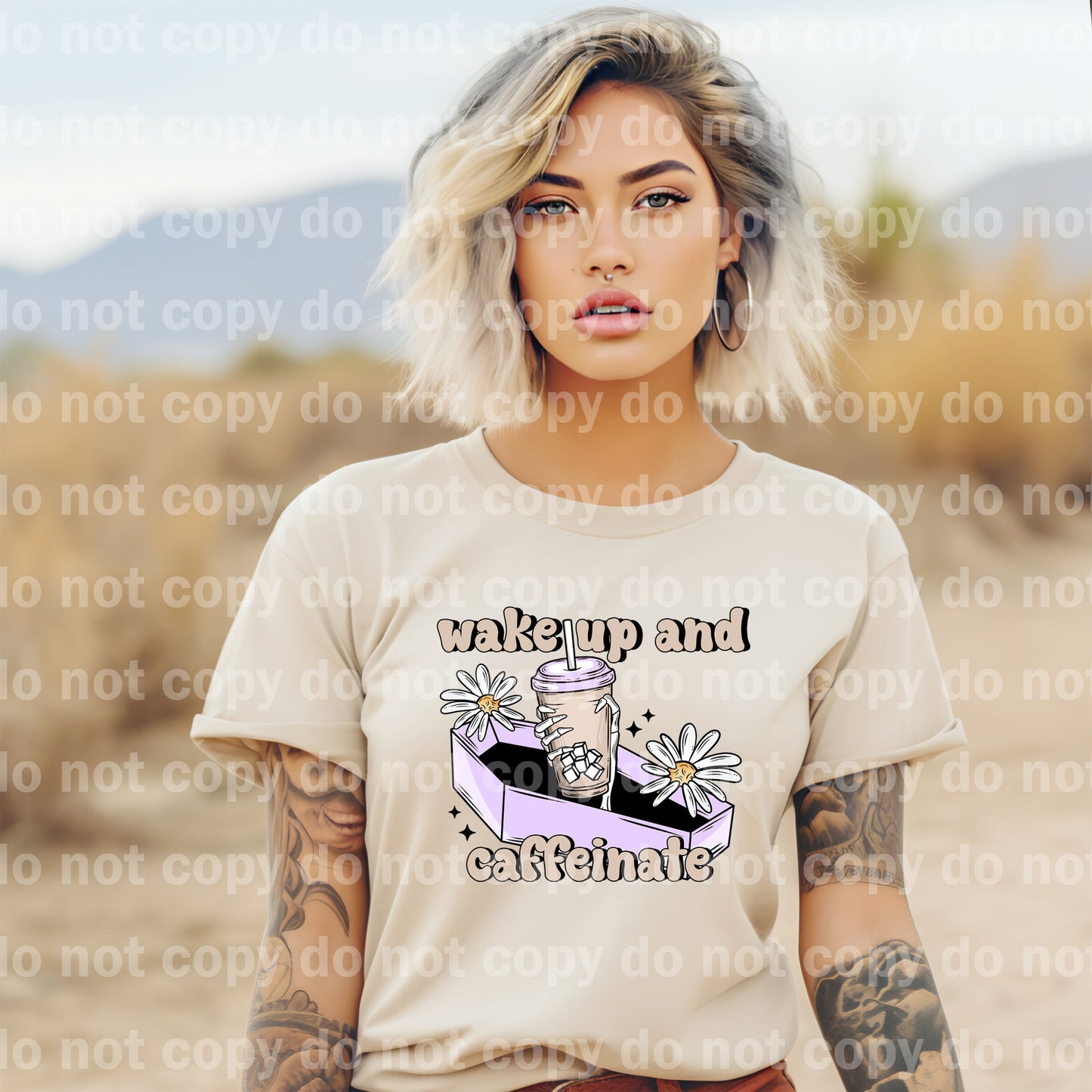 Wake Up and Caffeinate Dream Print o Impresión de sublimación