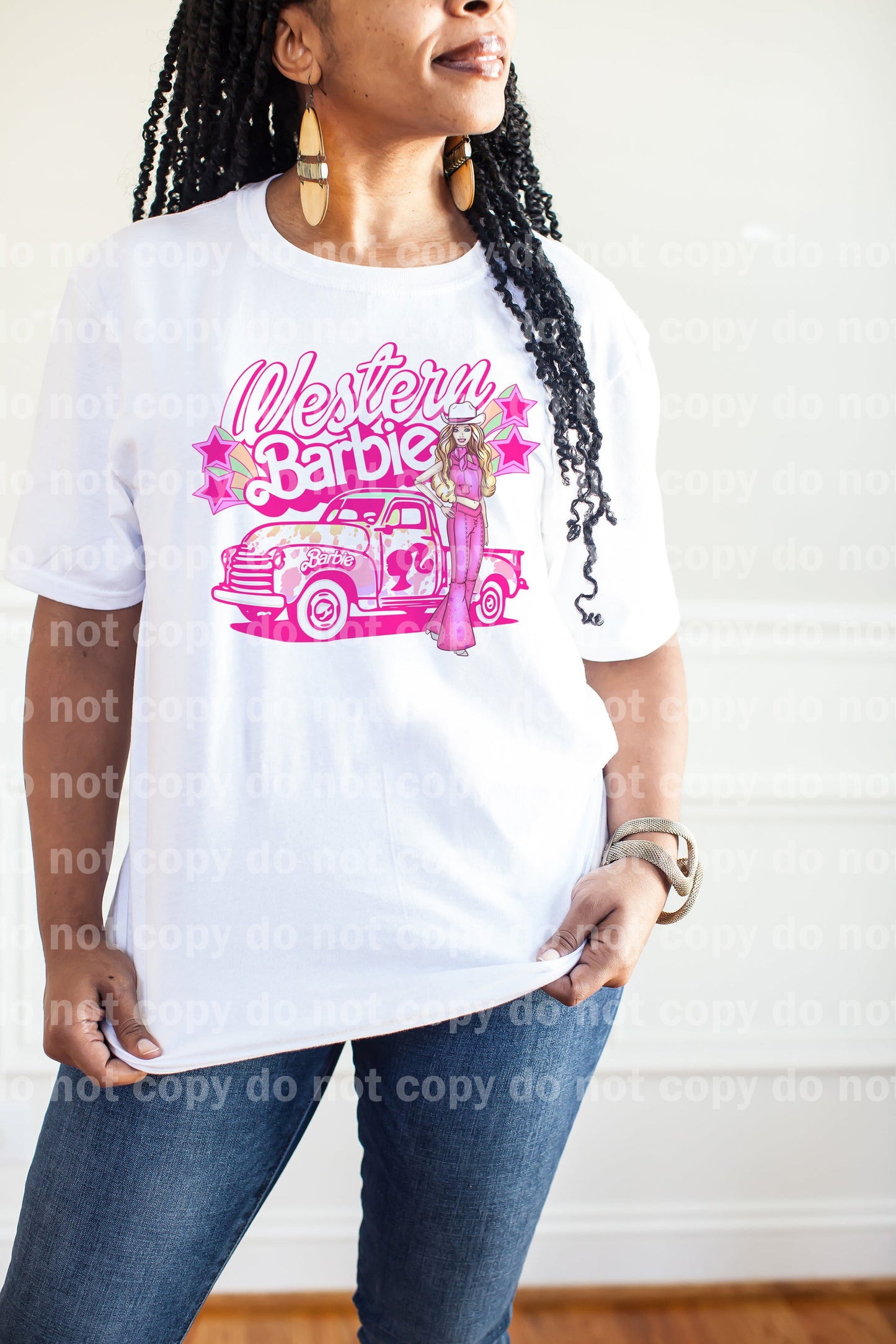 Western Fashion Doll Farm Truck Dream Print or Sublimation Print