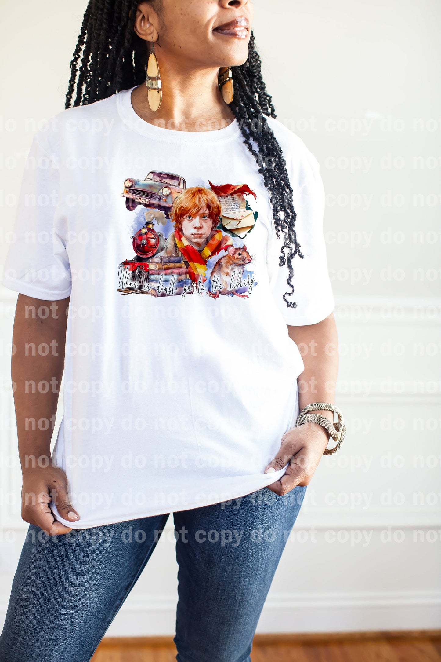 When In Doubt Go To The Library Dream Print or Sublimation Print