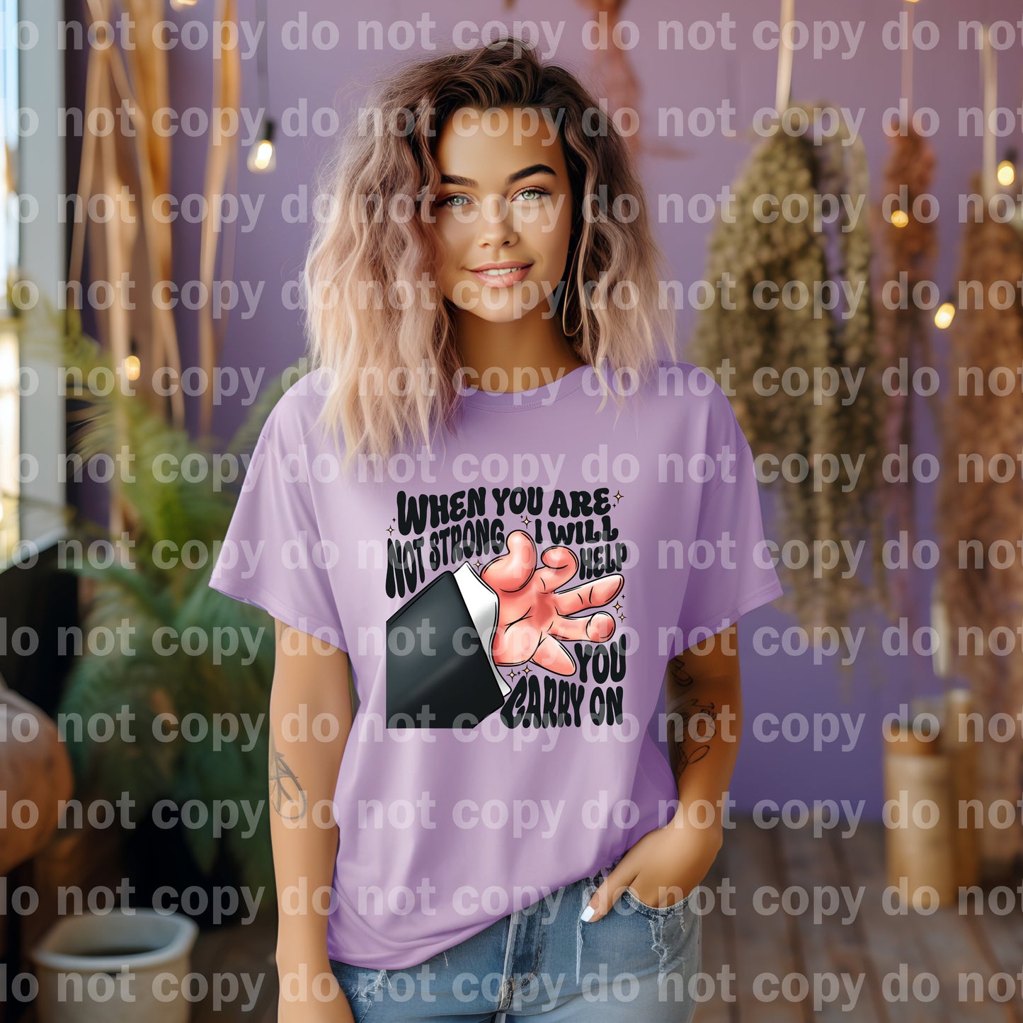 Cuando no seas fuerte te ayudaré a continuar con la impresión de sueños o la impresión por sublimación