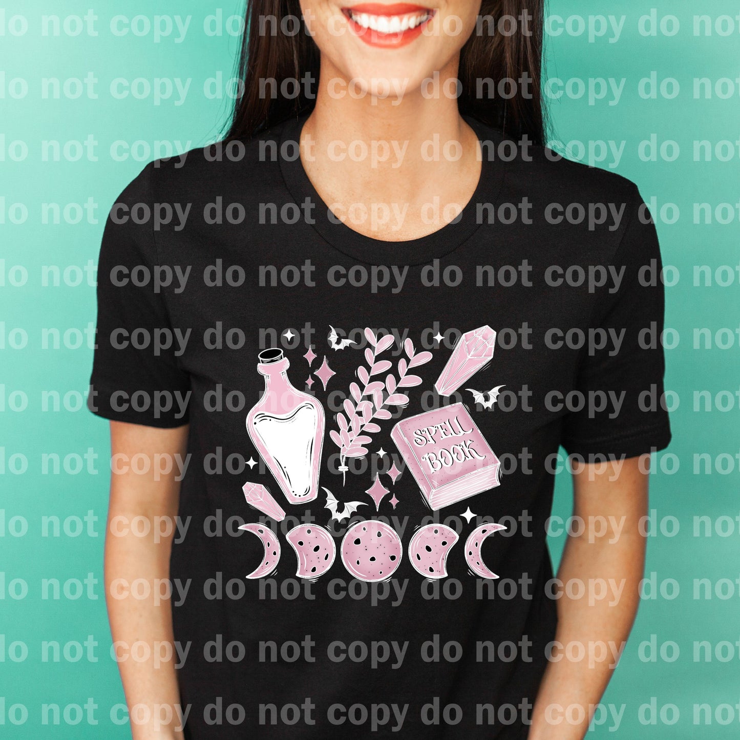 Mystical Potion Spell Book Black/White Dream Print or Sublimation Print