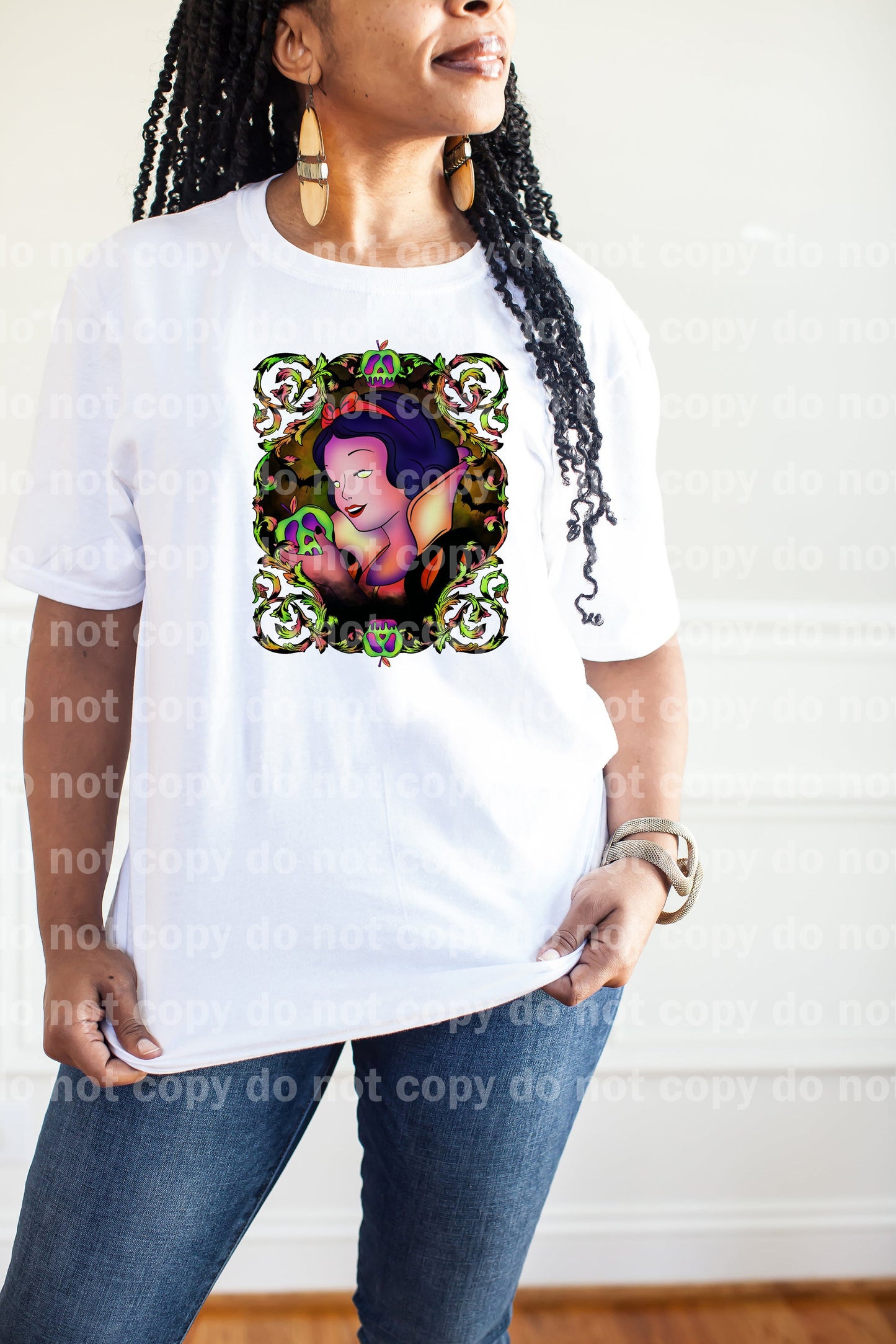 White Skin Princess Frame Dream Print or Sublimation Print