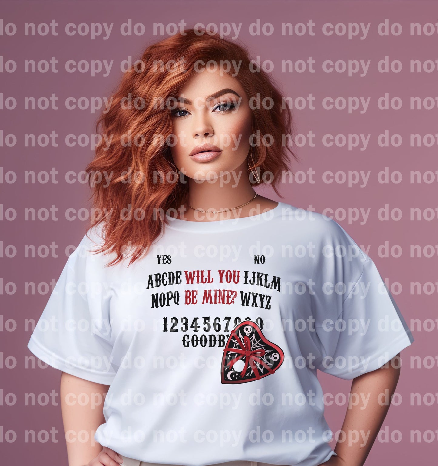 Will You Be Mine Pink/Red Dream Print or Sublimation Print