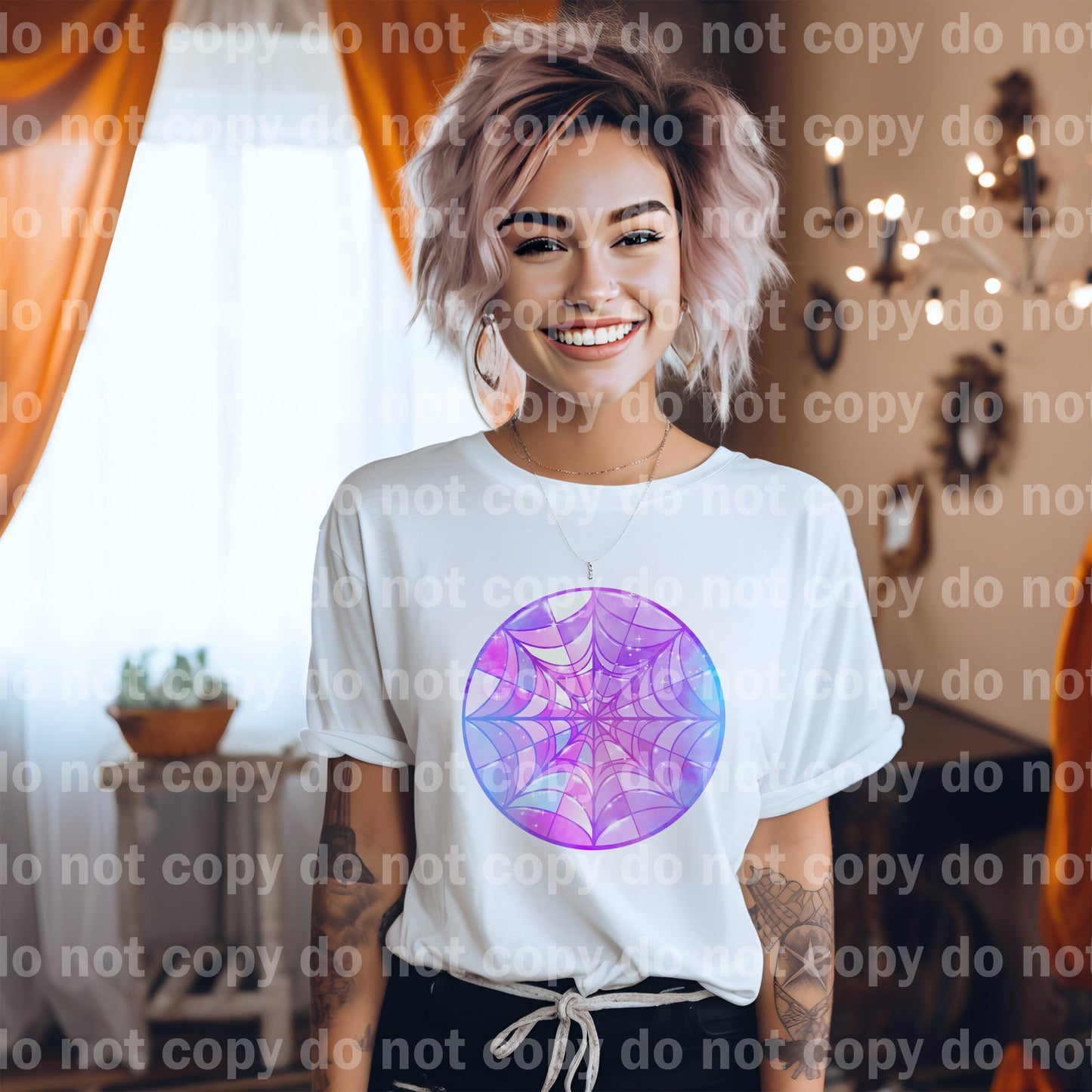 Window Web In Various Colors Dream Print or Sublimation Print