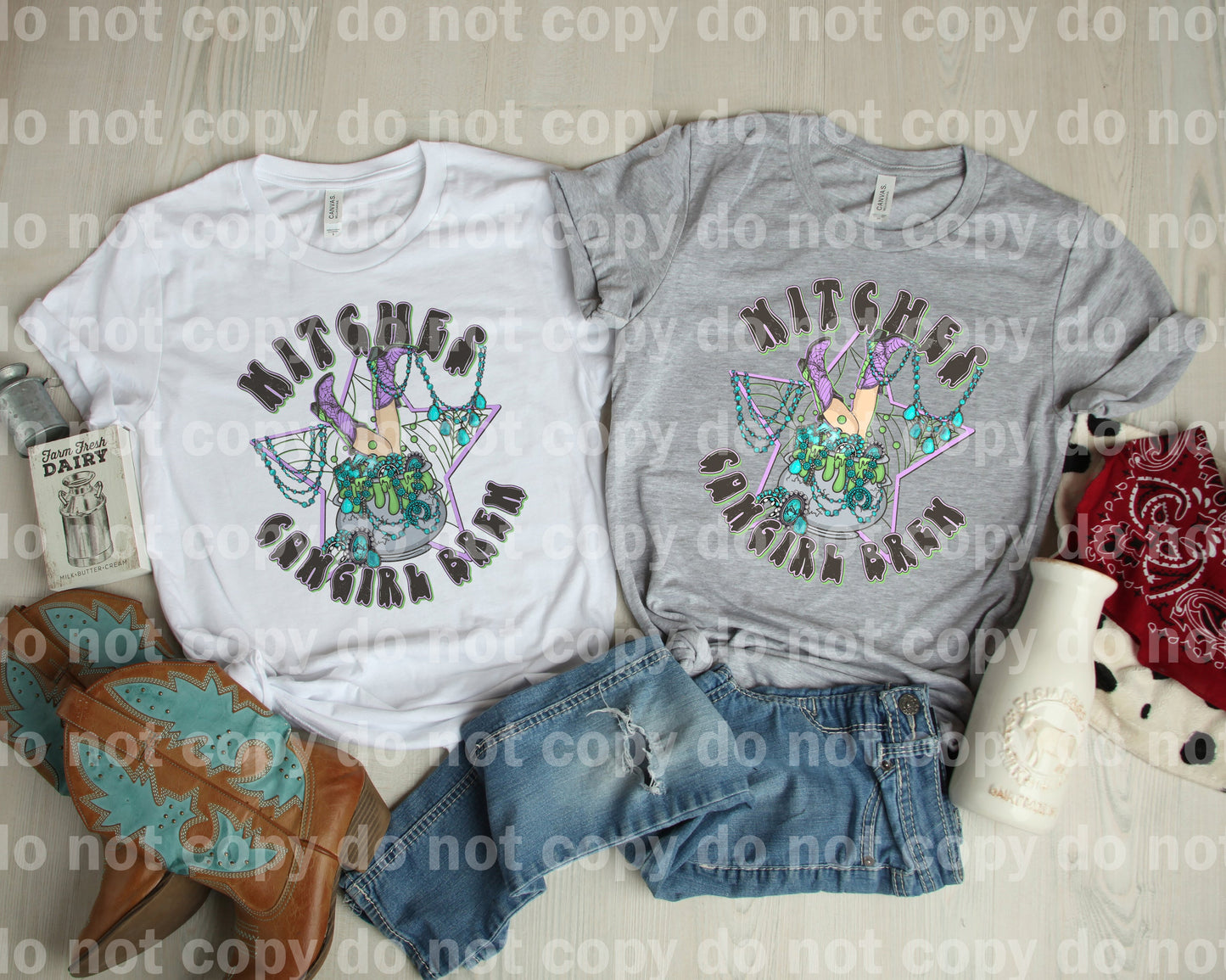 Witches Cowgirl Brew Dream Print or Sublimation Print