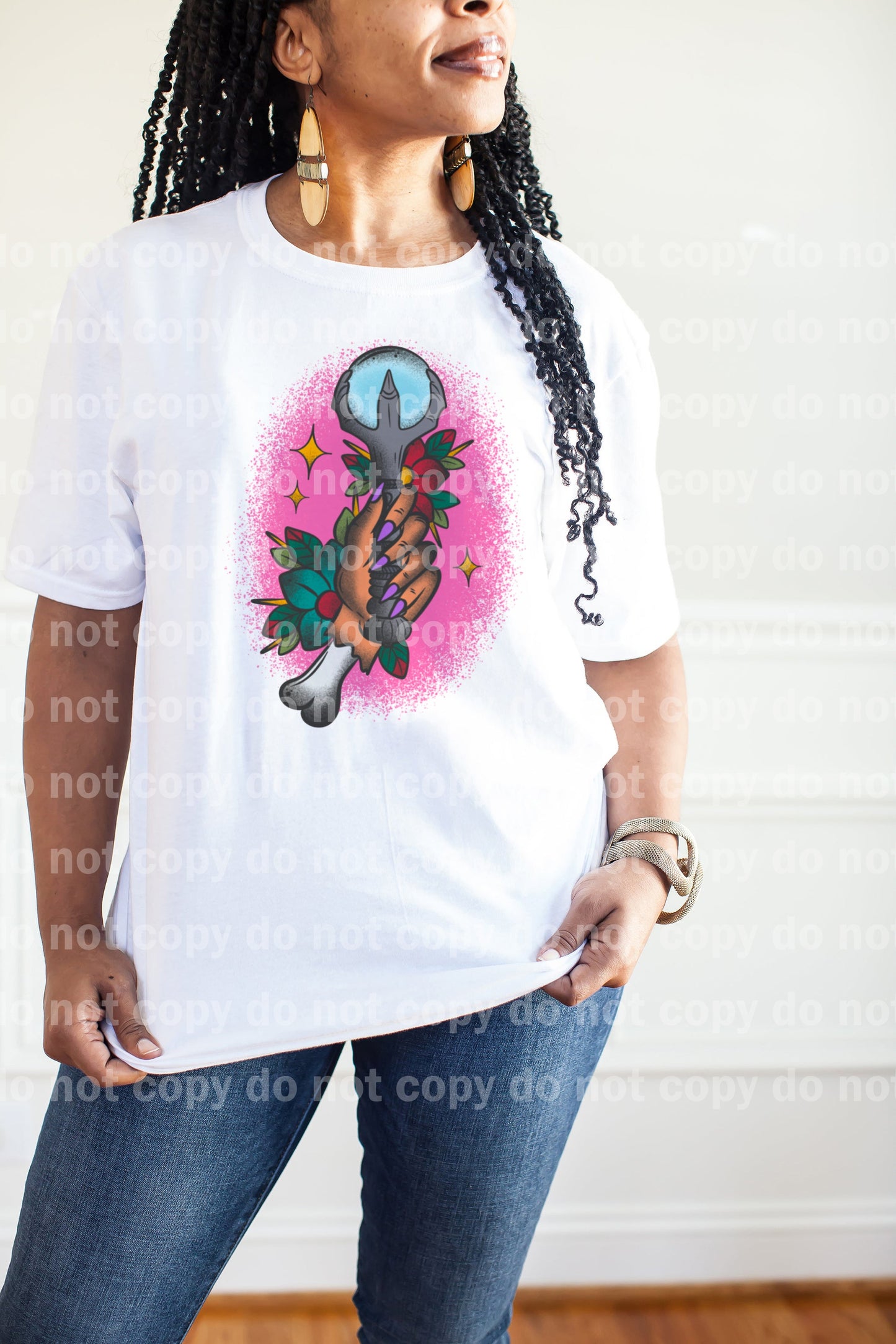 Witch Hand Crystal Ball Wand Dream Print or Sublimation Print