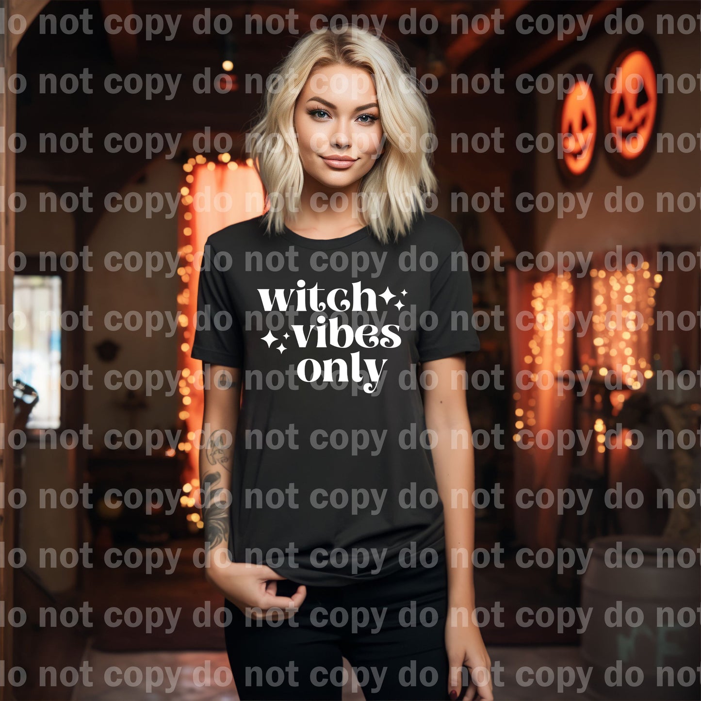 Witch Vibes Only Black/White Dream Print or Sublimation Print