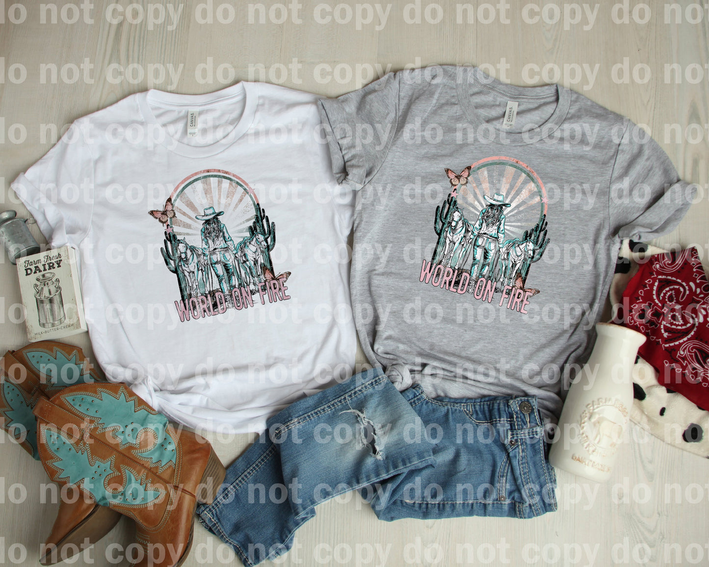 World On Fire Dream Print or Sublimation Print