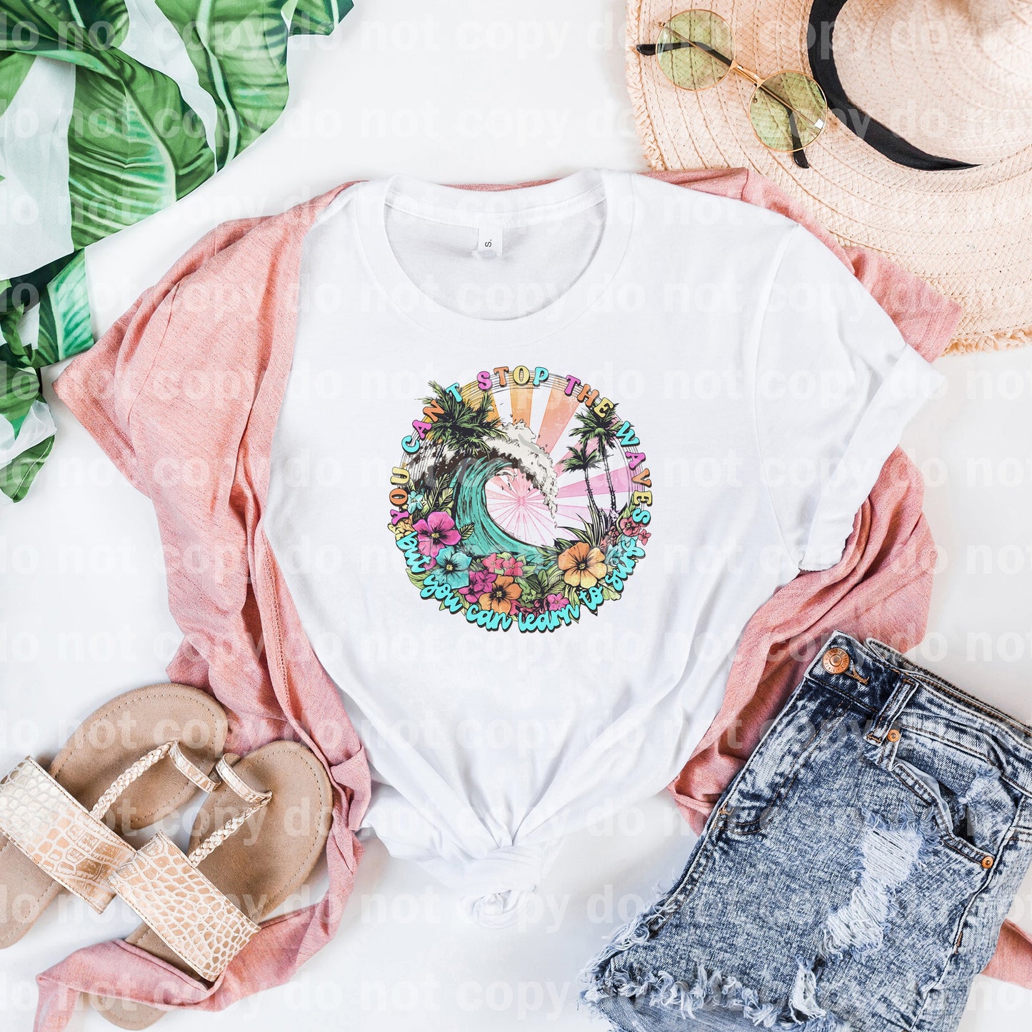 You Can't Stop The Waves But You Can Learn To Swim Dream Print or Sublimation Print