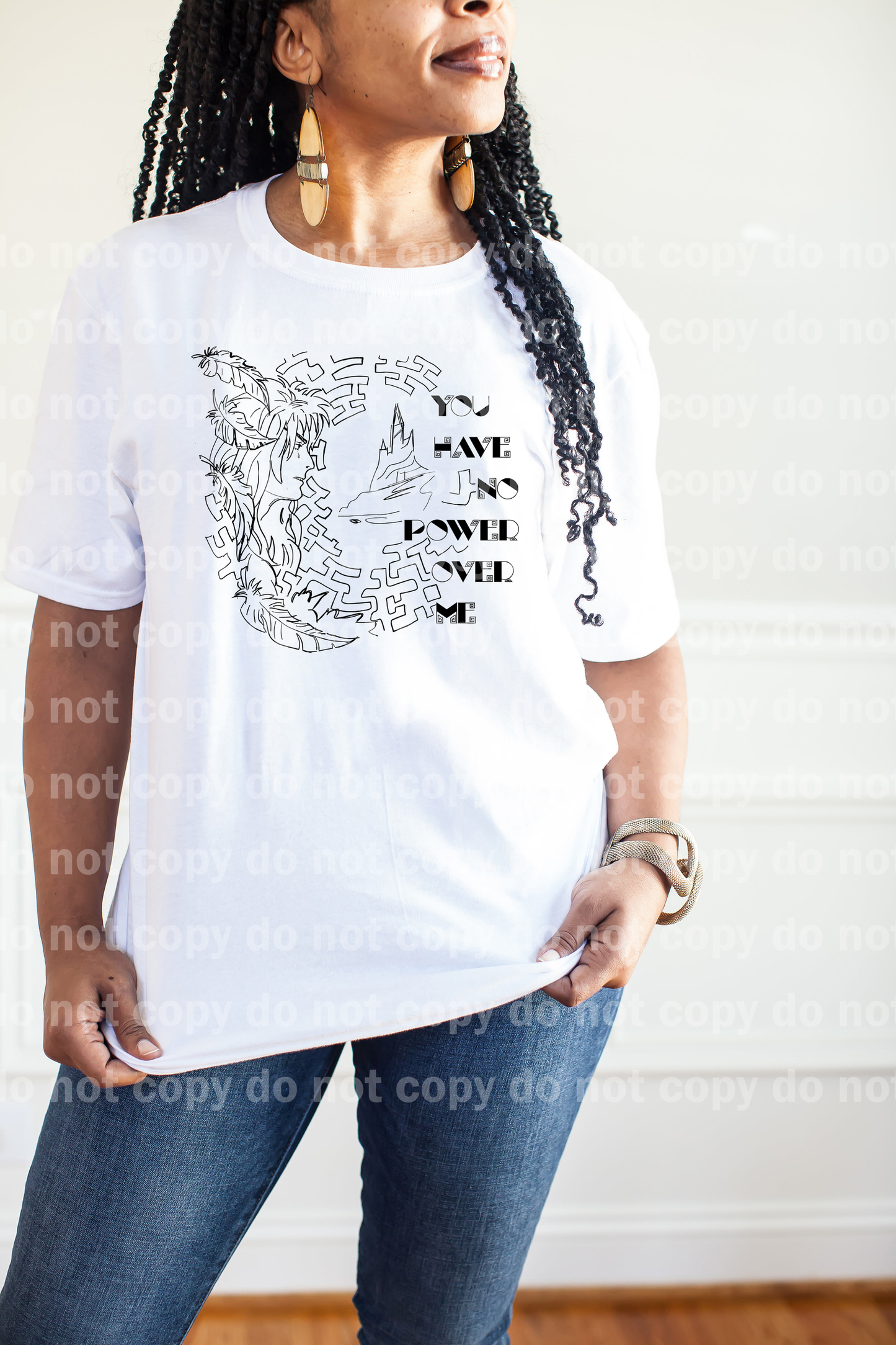 Goblin king You Have No Power Over Me Black Dream Print or Sublimation Print
