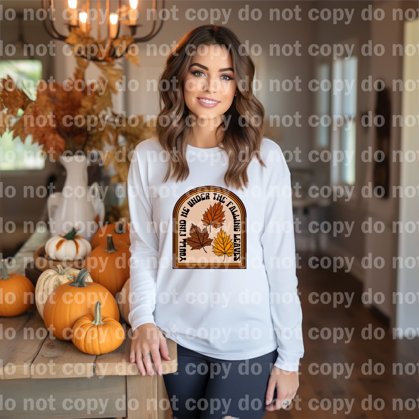 You'll Find Me Under The Falling Leaves Dream Print or Sublimation Print