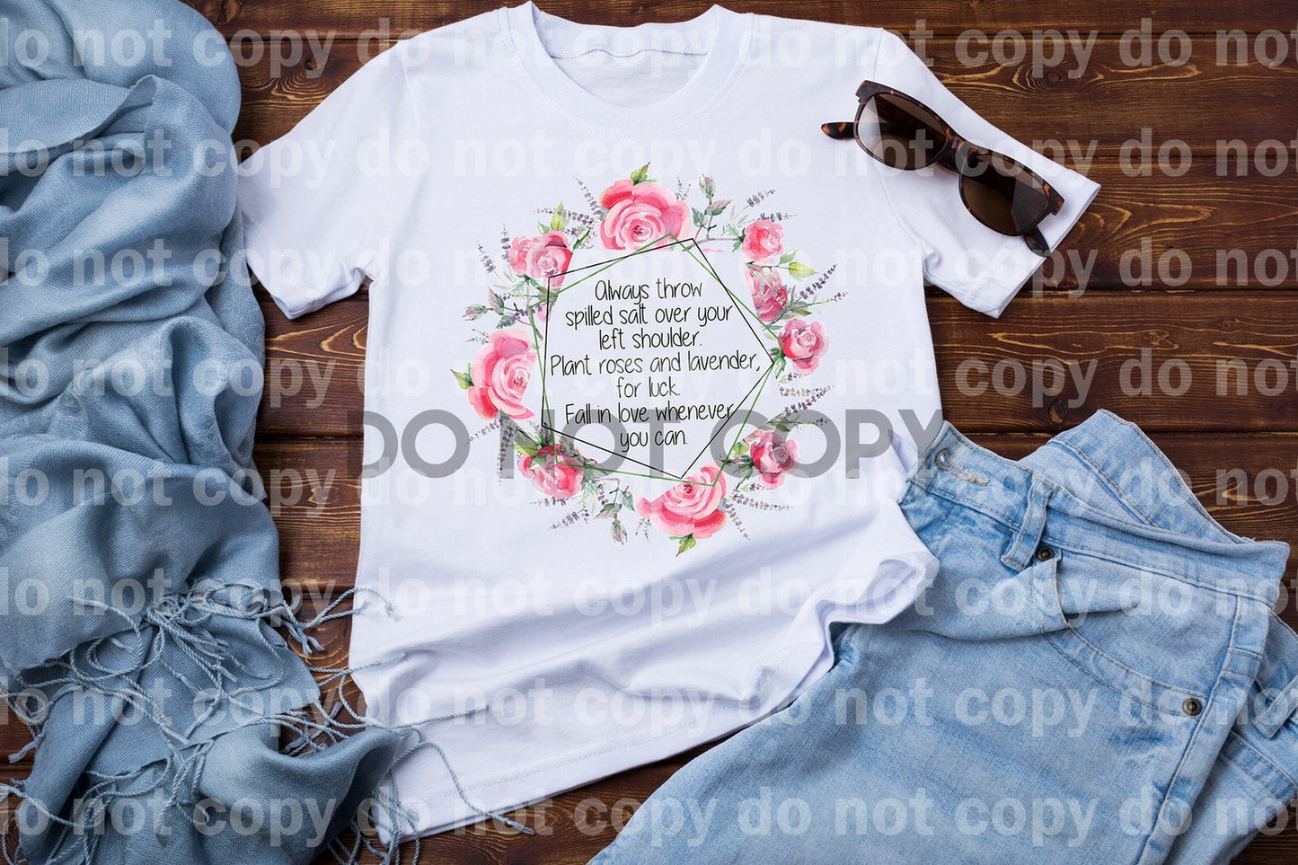 Practical Magic Movie quote Roses and Lavender Fall in love whenever you can Dream Print or Sublimation Print