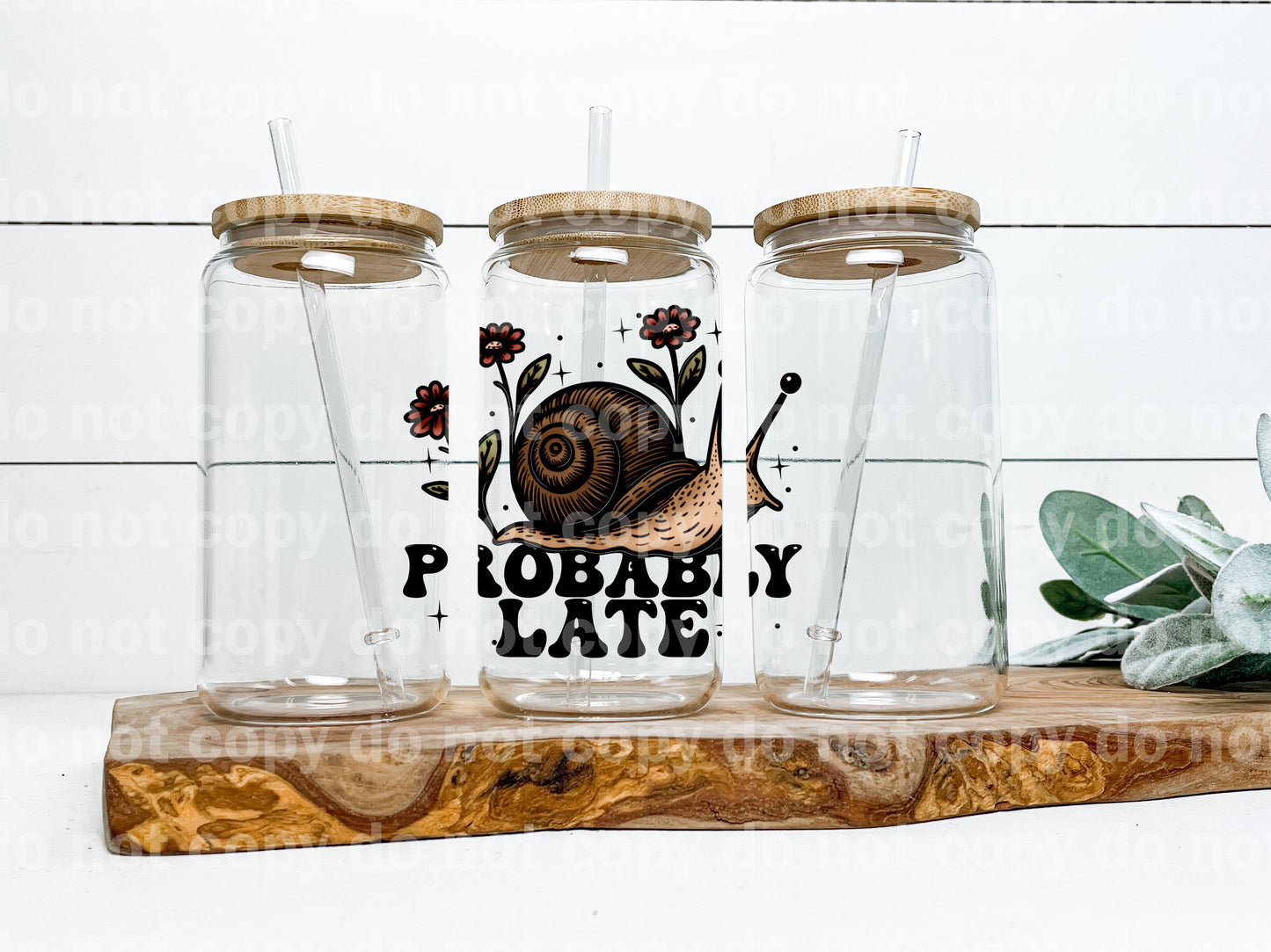 Probably Late Snail Black Font