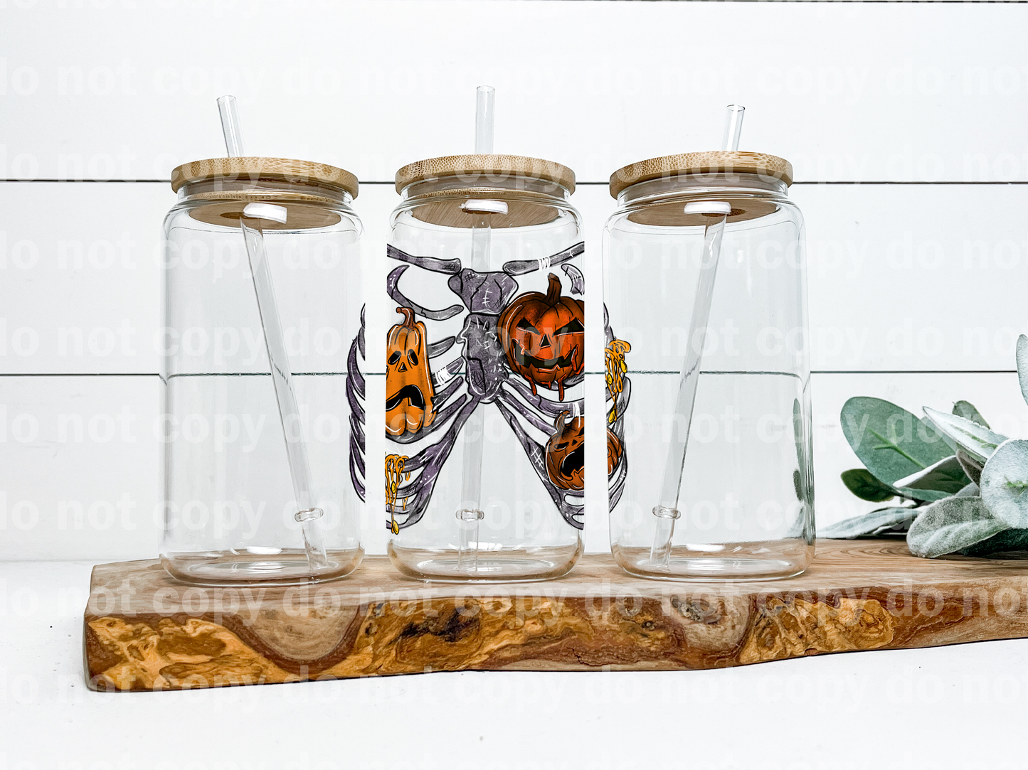 Pumpkins and Gourd Ribcage