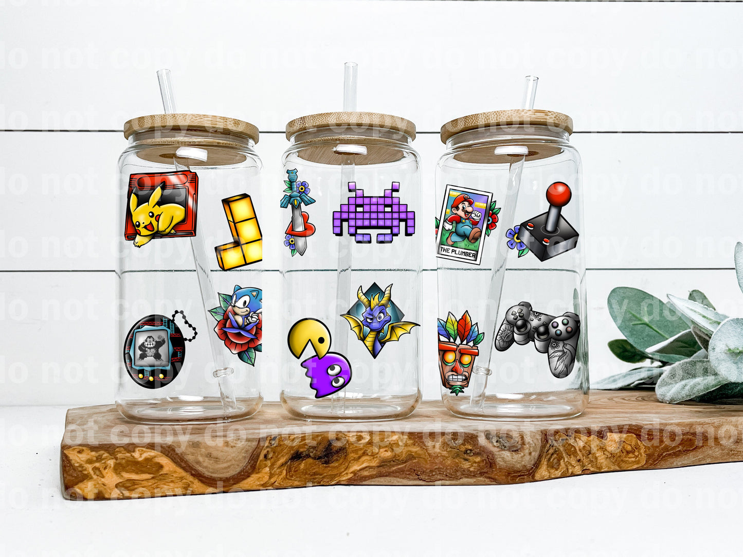 Retro Gamer Tatz 16oz Cup Wrap
