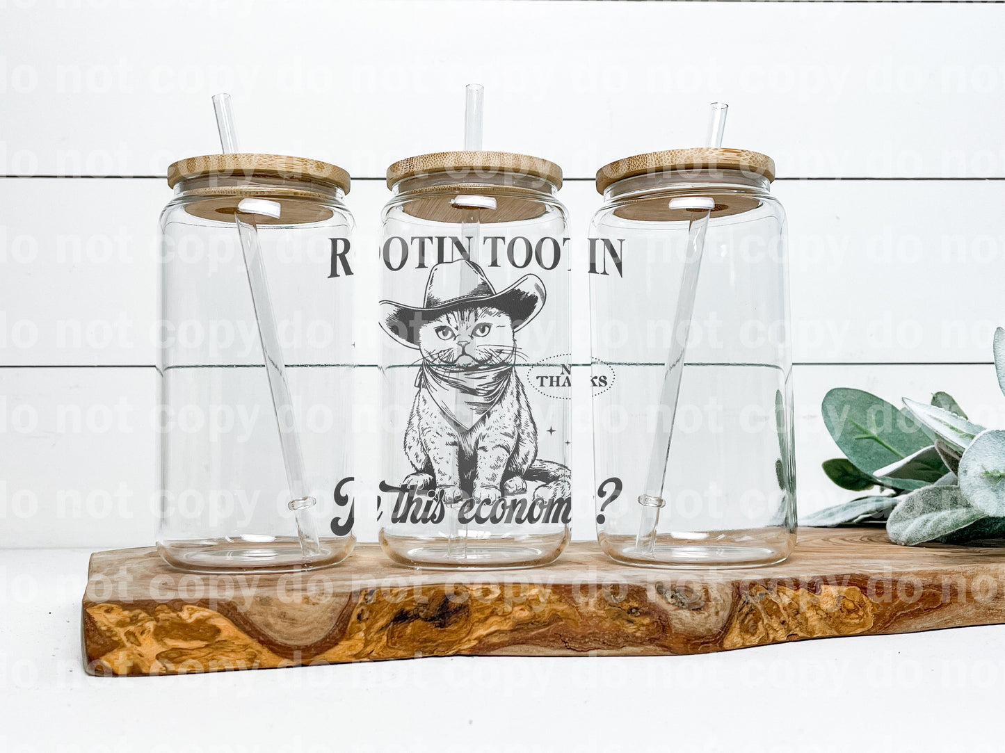 Rootin Tootin In This Economy No Thanks Cat Gray