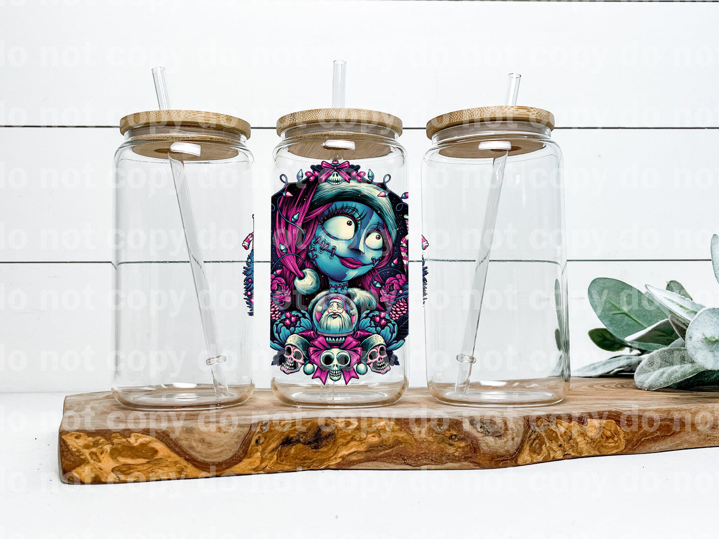 Sally Christmas Nbc Decal 3.7 x 4.5