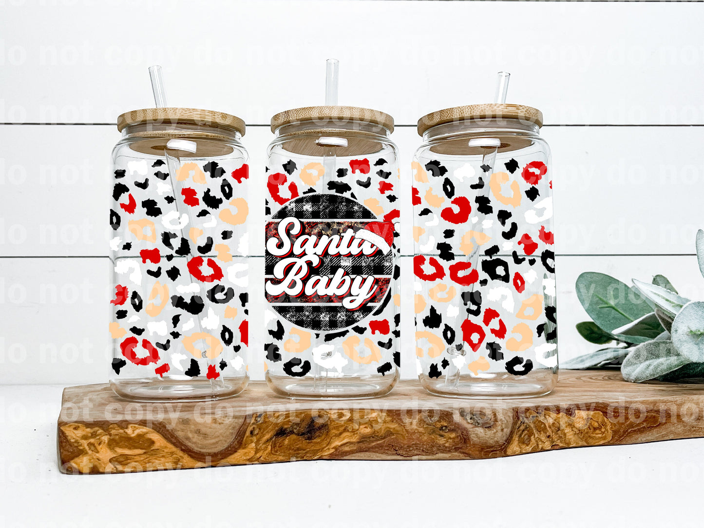 Santa Baby 16oz Cup Wrap