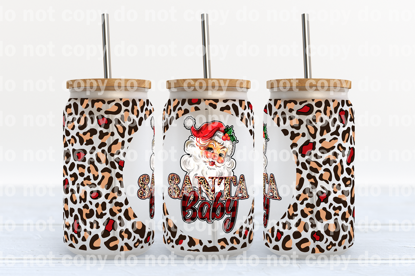 Santa Baby 16oz Cup Wrap