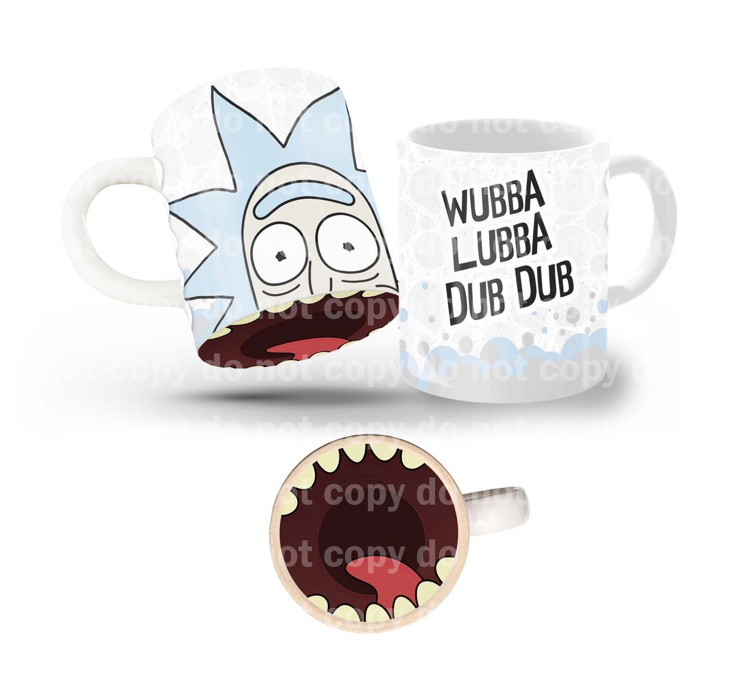 Scientist Tilt & Sip Mug Wrap + Bottom Design Set