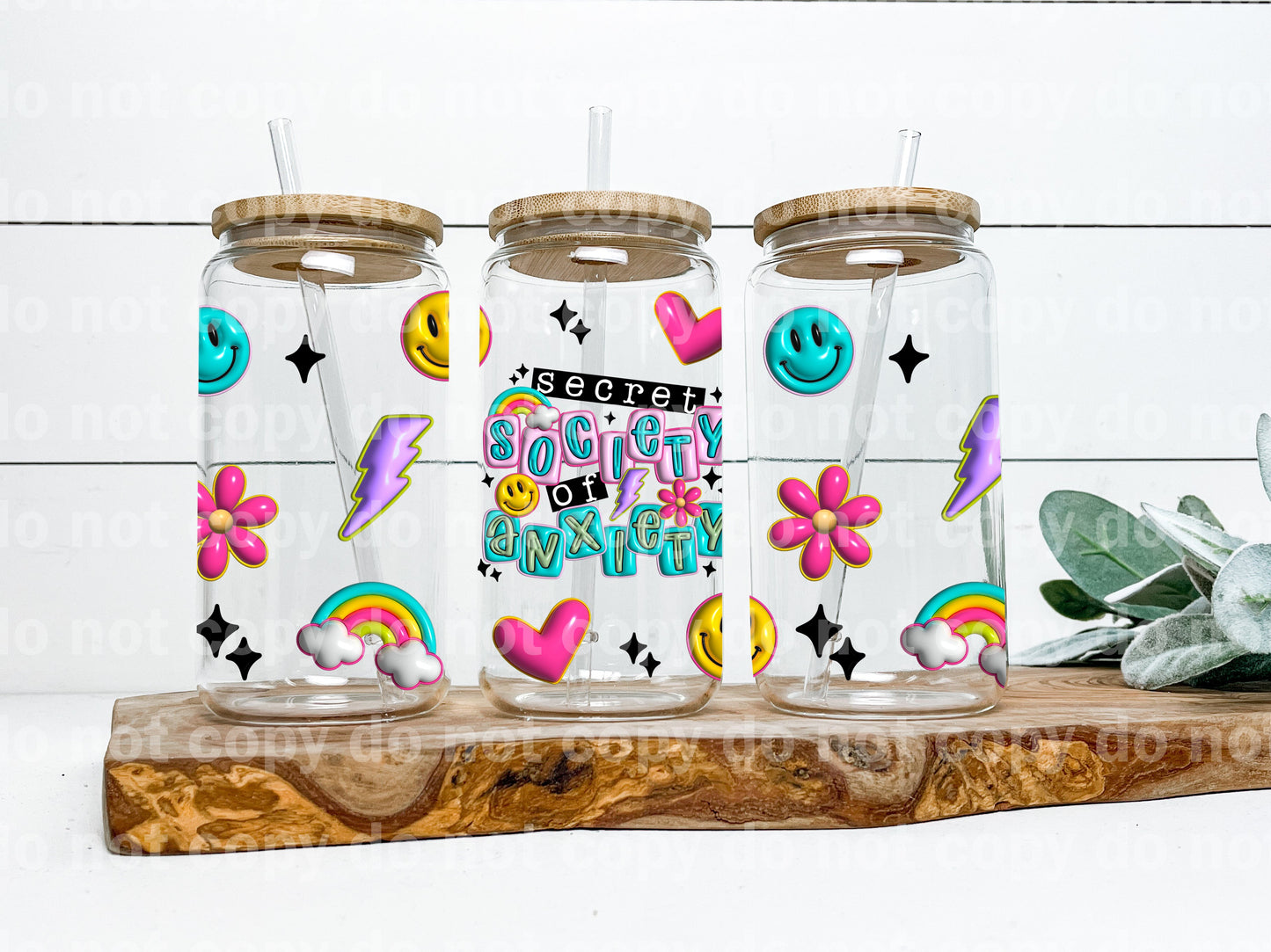Secret Society of Anxiety 16oz Cup Wrap