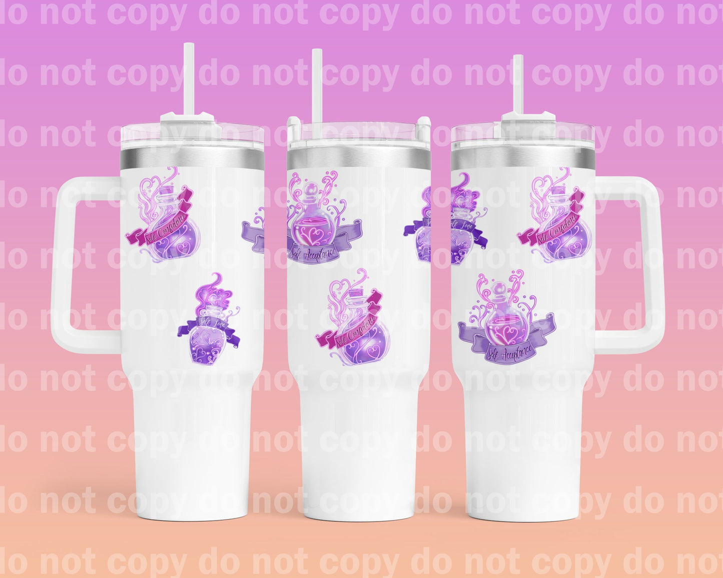 Self Confidence Acceptance Love Potion 40oz Cup Wrap