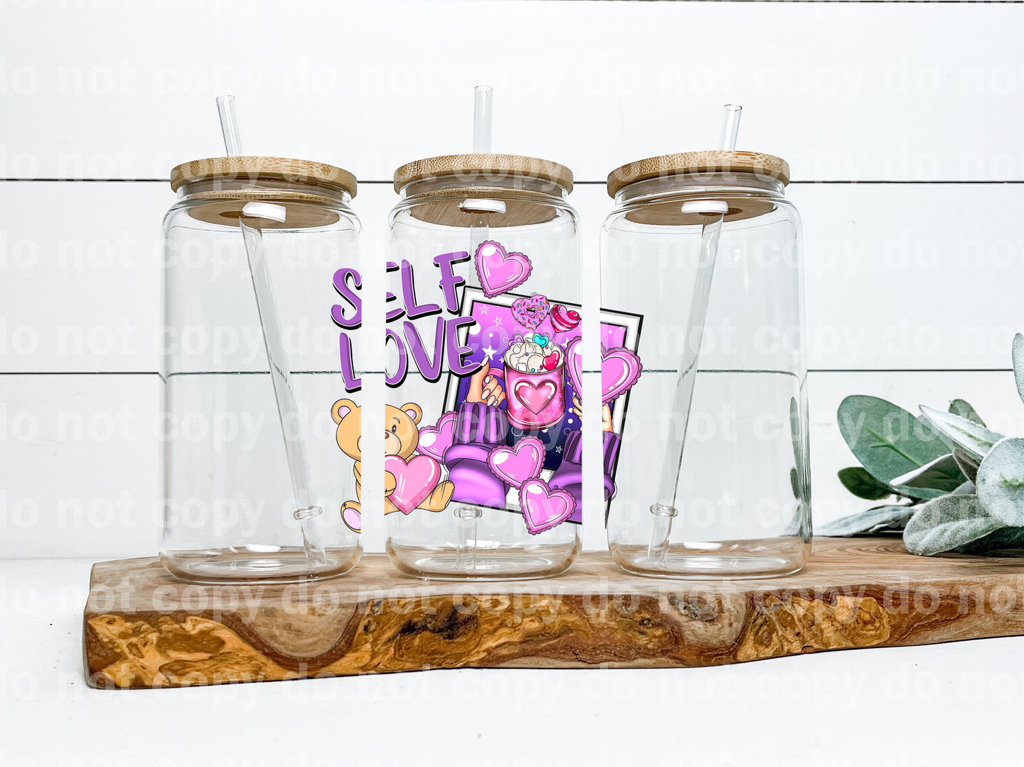 Self Love Bear Decal 3.7 x 3.5