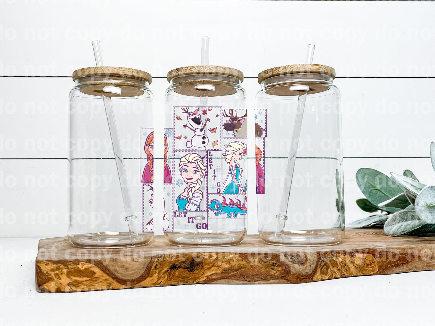 Calcomanía Frozen Hermanas Reina Princesa 3.7 x 3.7