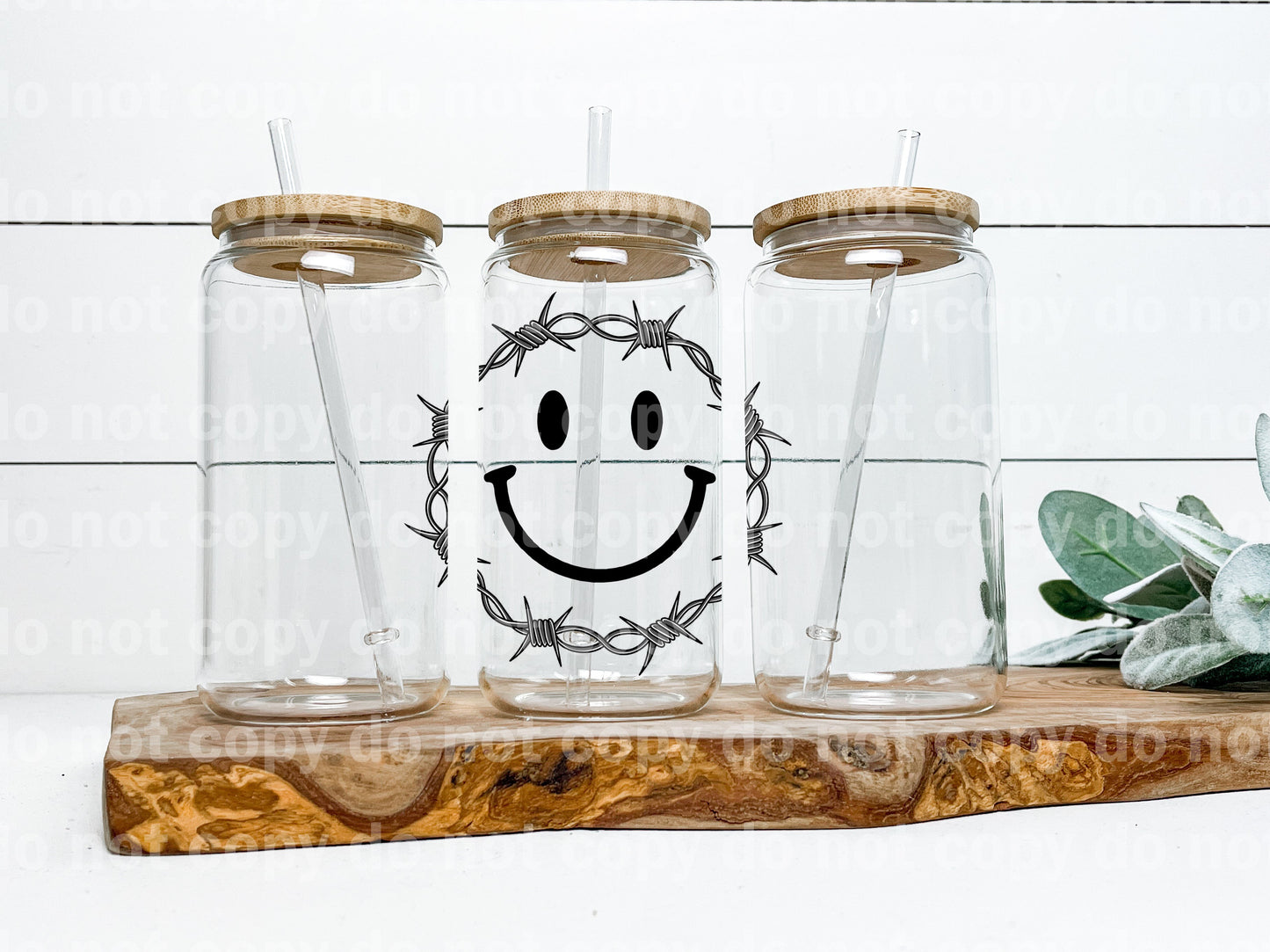 Smiley Face Barbed Wire